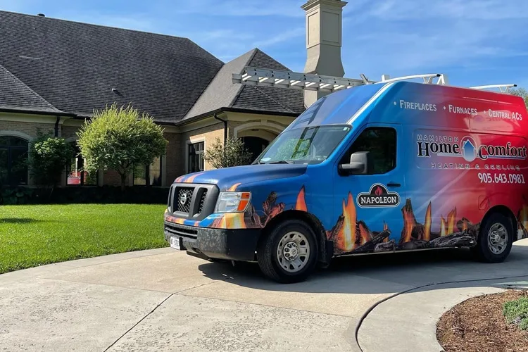 Hamilton Home Comfort work van