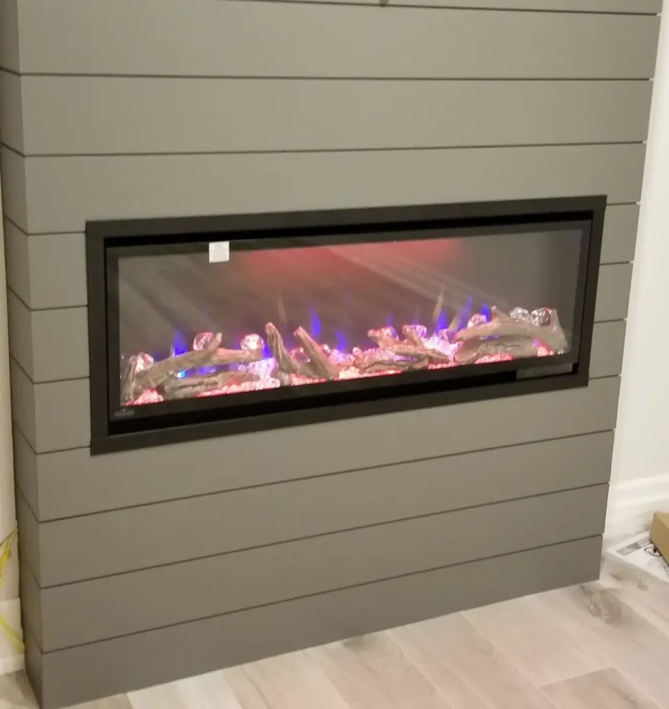 Modern fireplace