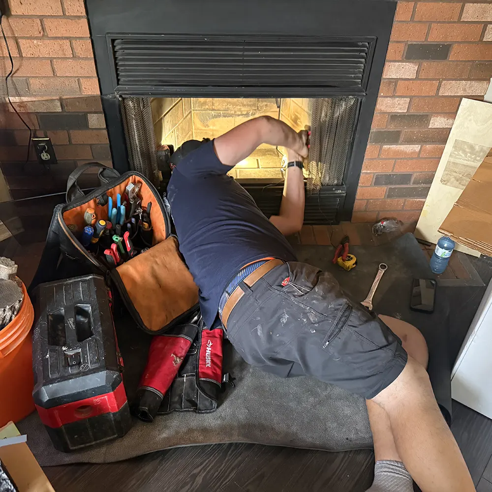Fireplace Cleaning by Hamilton Home Comfort