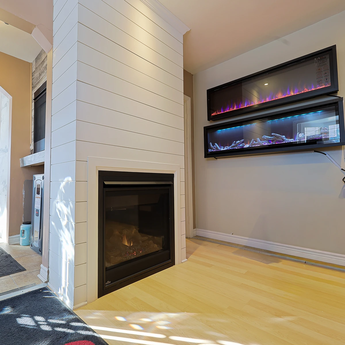 Direct vent gas fireplace at Hamilton fireplace store