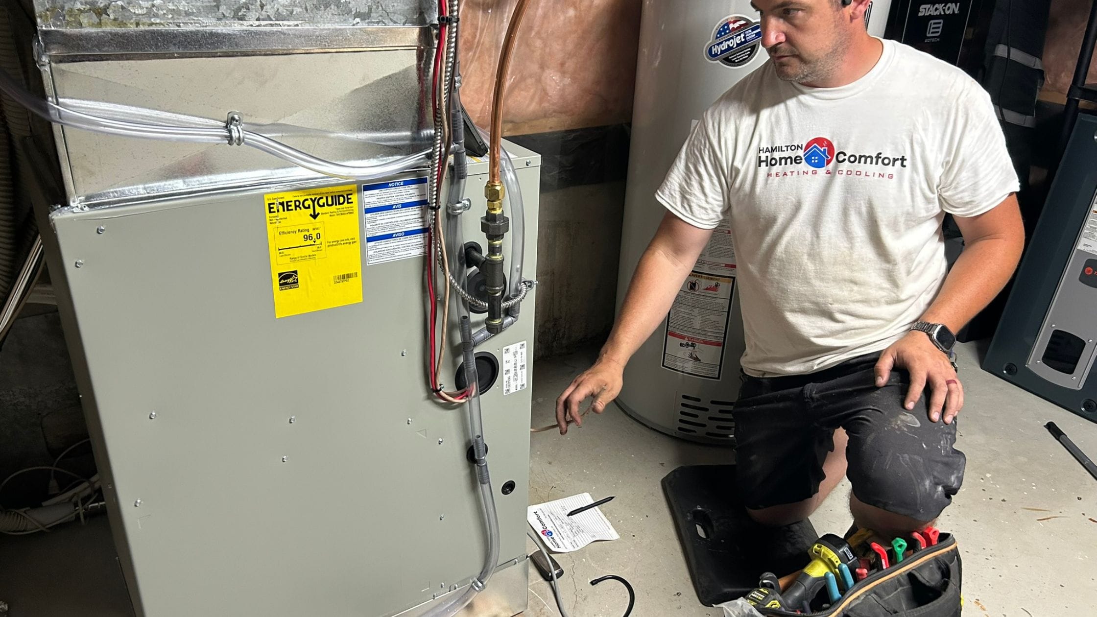 Furnace installation in Ancaster - Hamilton Home Comfort.