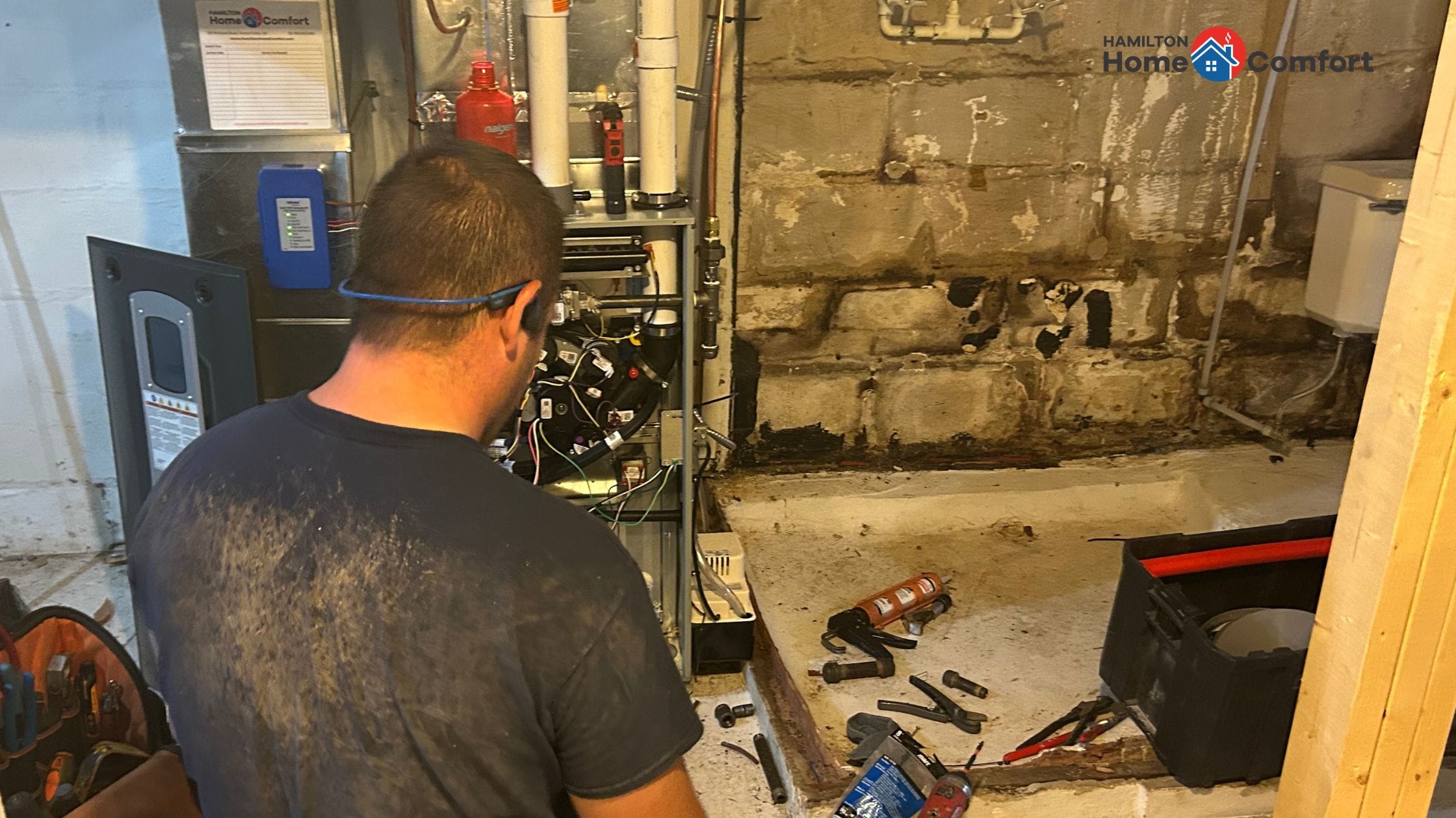 Hamilton Home Comfort - repairing furnace making a loud banging noise.